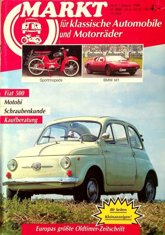 Oldtimer Markt 01/1988 Oldtimer Markt 01/1988